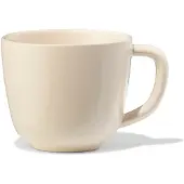 HEMA Koffiekopje 185ml Puur Aardewerk Gebroken Wit (gebroken wit)