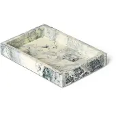 Ferm Living Mist Dienblad Emerald Off-white | 15 x 20 cm