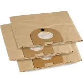 Powerplus stofzuigzakken, 590x190 mm, 3 stuks, beige. Beige, one size