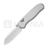 Kizer Cutlery Drop Bear Zero M390 vouwmes, Light Gray Aluminum, Satin