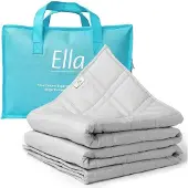 EL Life Verzwaringsdeken 7kg 150 x 200cm - Zwaartedeken - Weighted Blanket - Verzwaarde Deken - OEKO-TEX Katoen - Lichtgrijs