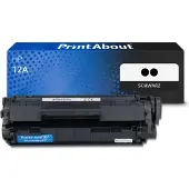 PrintAbout Toner 12A (Q2612AD) Zwart Multipack geschikt voor HP