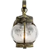 Orion Wandlamp buiten Margerite, dimbaar, bruin / roest, metaal, Landelijk, Wandlamp buiten