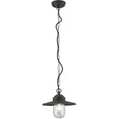 Orion Edward buiten hanglamp, antraciet, Ø 27,5 cm, aluminium Edward, dimbaar, zwart, Aluminium, Antiek