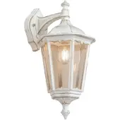 Orion Wandlamp buiten Puchberg, dimbaar, wit / opaal, Aluminium, Antiek, Wandlamp buiten