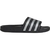 Adidas Muiltjes 'ADILETTE AQUA' zwart / zilver