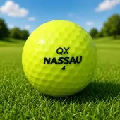 INESIS QX Soft Nassau Golfbal – Hoge Elasticiteit – 3 Stuks – Premium Kwaliteit