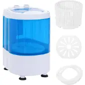 vidaXL Mini wasmachine met enkele trommel 2,6 kg