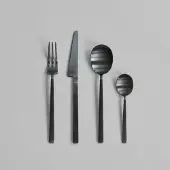101 Copenhagen Kogei Bestek Black (16 pcs)
