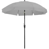 Madison Parasol LANZAROTE 250cm Opdraai Grijs grijs Aluminium Parasol