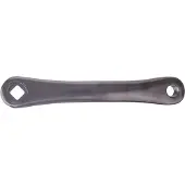 Nobrand Crankstel Spie Loos, aluminium, 170 mm, links, zwart