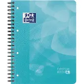 Oxford Projectboek - A4+ - 4-gaats - lijn - 120vel - aqua