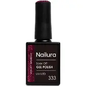 Nailura - Gel Polish 333 - Violet Sparkle - 10 ml