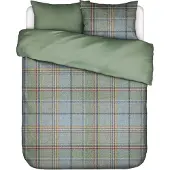 Essenza Meau dekbedovertrek - Basil green - 240 x 220 cm - 50% lyocell, 50% geborsteld katoen