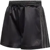 Adidas Sportbroek 'JG SATIN' donkergrijs / zwart