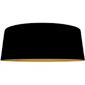 Steinhauer Lampenkap K2013SS – Zwart linnen met gouden binnenzijde Ø60 cm
