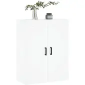 vidaXL Wandkast 69,5x34x90 cm bewerkt hout wit