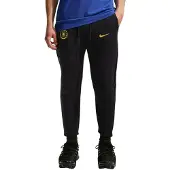 Nike Chelsea Tech Fleece Joggingbroek 2026-2027 Zwart Goudgeel