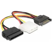 DeLOCK SATA voedingskabel - SATA 15-pins male naar SATA 15-pins female