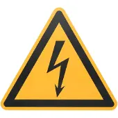 Hazet Waarschuwingsbord Hoogspanning, levensgevaar 300 mm 1 stuk(s)