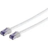 S-Impuls Patchkabel Cat. 6A Flex S/FTP, weiß, 10m