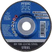 PFERD TOOLS EH 100-2,4 SG STEEL/16,0 61339116 Doorslijpschijf gebogen 100 mm 25 stuk(s) Staal