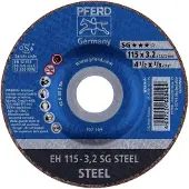 PFERD TOOLS EH 115-3,2 SG STEEL 61340132 Doorslijpschijf gebogen 115 mm 25 stuk(s) Staal
