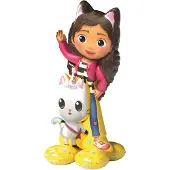 Procos Gabby's Dollhouse Friends Wave 3D folieballon 78 cm