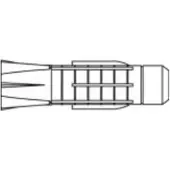 Toolcraft TO-5455104 Plug 71 mm 25 stuk(s)