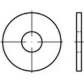 Toolcraft TO-5454723 Klinkring 3.2 mm Messing 1000 stuk(s)