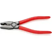 Knipex Kombitang | Kunststof bekleed | Zwart geatramenteerd | Lengte 200 mm | Zelfbedieningskaart/blister - 03 01 200 SB