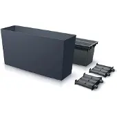 Prosperplast URBI CASE MIDDLE - Bloempot - Antraciet