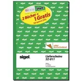 Sigel pakbon boek - leveringsbonnen - Expres - A5 - 40 vel - met doorslag - Duits - SI-SD011
