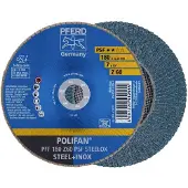 PFERD TOOLS 67666185 PFF 180 Z 60 PSF STEELOX Lamellenschijf Diameter 180 mm Boordiameter 22.23 mm Korrelgrootte (num) 60 RVS, Staal 10 stuk(s)