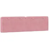 vidaXL Hoofdbordkussen 180 cm fluweel roze