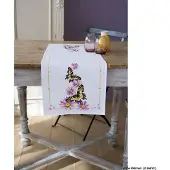 Vervaco - Perlaida loper kit - Koninginnepage op asters - PN-0153766 - Borduren - Borduurpakket - Borduurpakket volwassenen - Borduurpakket kind