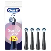 Oral-B iO opzetborstels, Gentle Care, 4-delige set, zwart