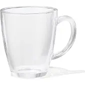 HEMA Mok 375ml glas (transparant)