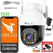 ORLLO IP-camera , buitenshuis, roterend, zoom x10, 4MP, model Z9 ULTRA