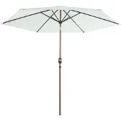 Axi Noor Stokparasol Ø 300cm Eikenlook/beige