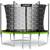 Neo-Sport - Tuintrampoline - 183cm - Ingewerkte Net - Met Ladder