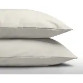 Zelesta Everyday Uni Kussensloop Set van 2 - Crème 80x80cm