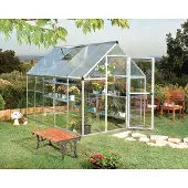 Palram - Canopia Tuinkas Hybrid 6x10 - Hybride - Zilver - 306x185x208cm