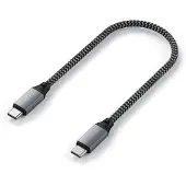 Satechi ST-TCC10M USB-C-kabel USB 2.0 USB-C stekker 0.25 m Antraciet