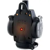 Abl 3-Weg Stekker Hangend Massief Rubber IP54 Grijs/Zwart - 1173-563