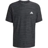 Adidas Workout Essentials Flex Short Sleeve T-shirt Zwart M / Regular Man