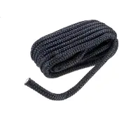 Seachoice Dubbel gevlochten nylon doklijn 1/2" x 25' 40381 Zwart