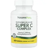 Natures Plus , Sustained Release Super C Complex, 60 tablets