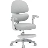 Adler Ergonomische kinderbureausstoel Junior 4.4, grijs