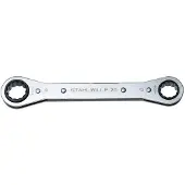 Stahlwille 41131213 25 12 X 13 RATSCHENRINGSCHLUESSEL Dubbele ringsleutelratelset Sleutelbreedte (metrisch) 12 - 13 mm